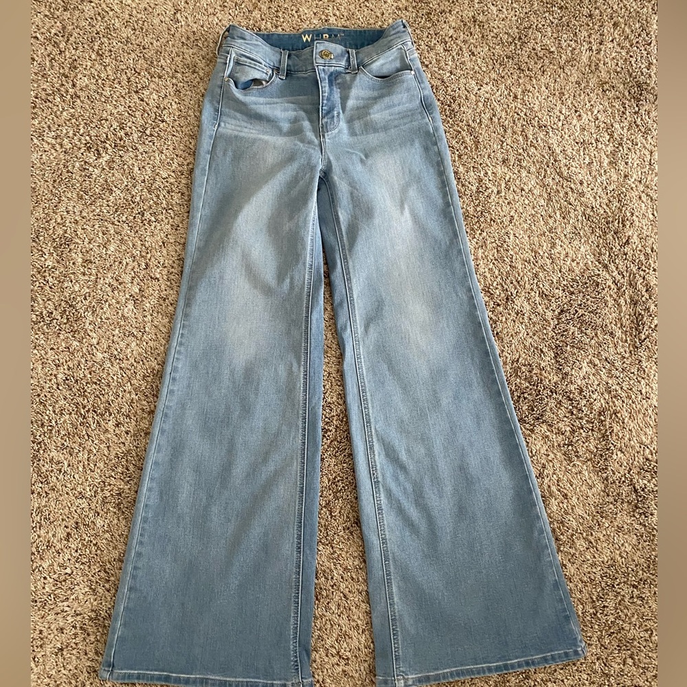WHBM flare jeans size 0